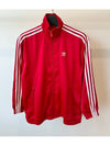 Oversized Track Top Jacket IP0700 Red WOMENS JP L XL - ADIDAS - BALAAN 1