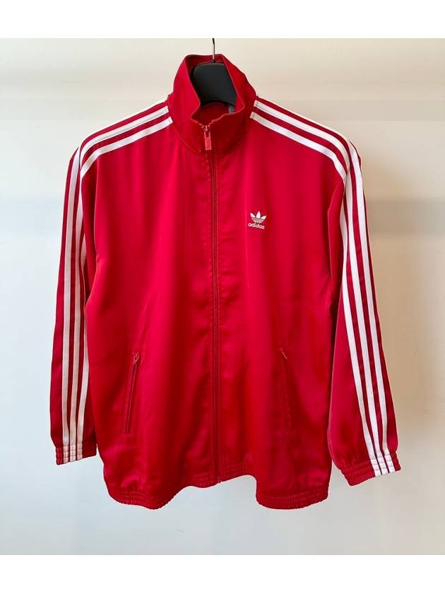 Oversized Track Top Jacket IP0700 Red WOMENS JP L XL - ADIDAS - BALAAN 6