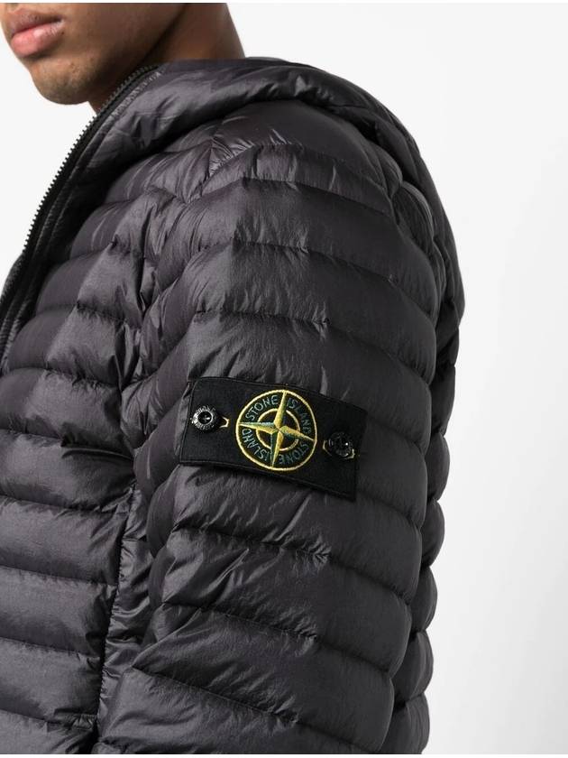 Loom Woven Chambers R-Nylon Down-TC Packable Jacket Charcoal Grey - STONE ISLAND - BALAAN 5