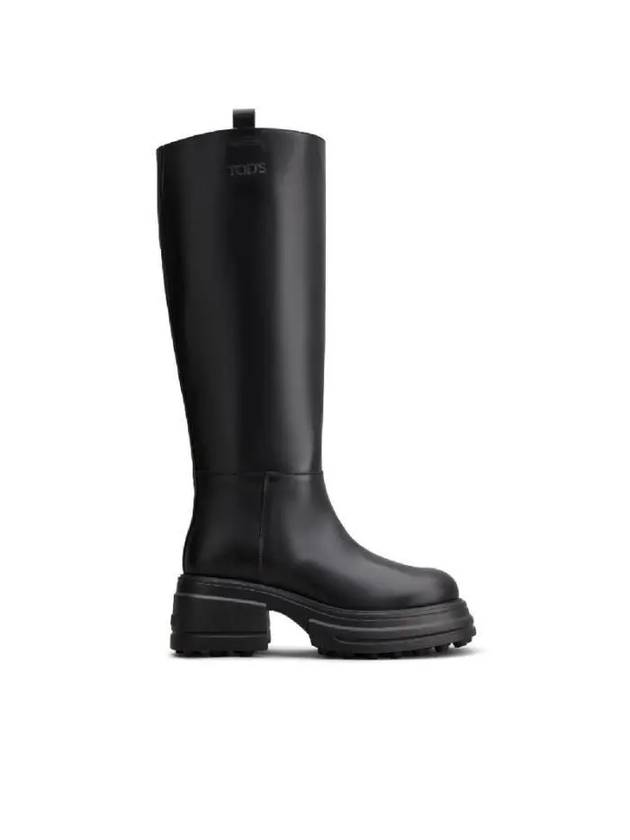 platform leather middle boots - TOD'S - BALAAN 2