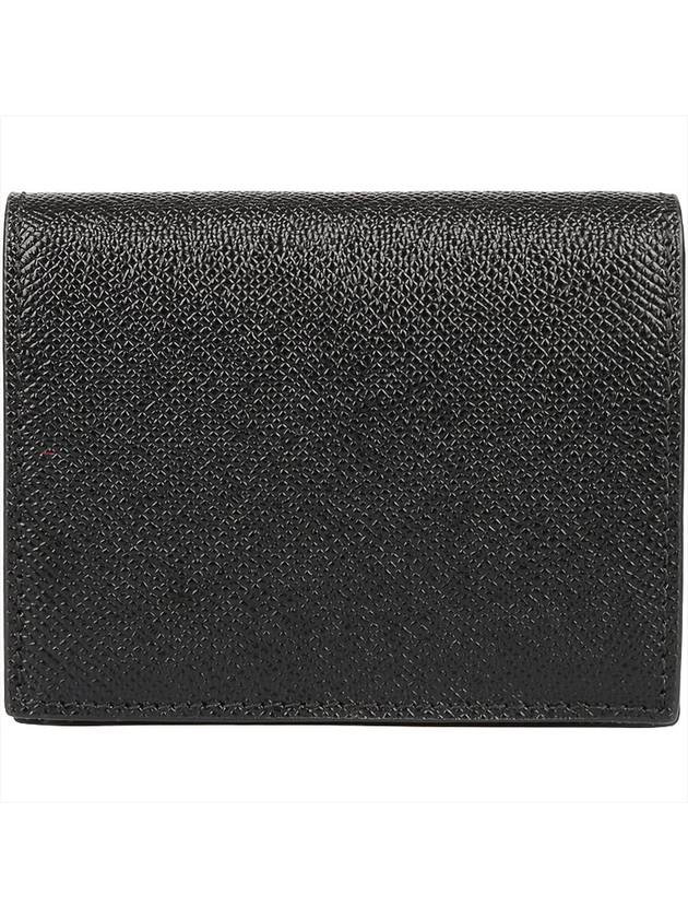 Gancini Compact Half Wallet Black - SALVATORE FERRAGAMO - BALAAN 4