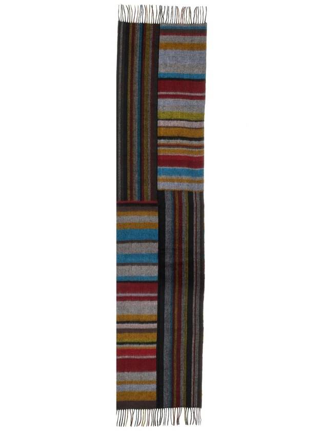 Striped Cashmere Wool Muffler - PAUL SMITH - BALAAN 2