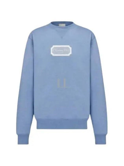 Logo Sweatshirt Blue - DIOR - BALAAN 2