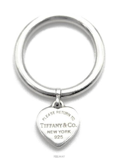 Tiffany Return to Heart Tag Silver Ring L754302 - TIFFANY & CO. - BALAAN 1