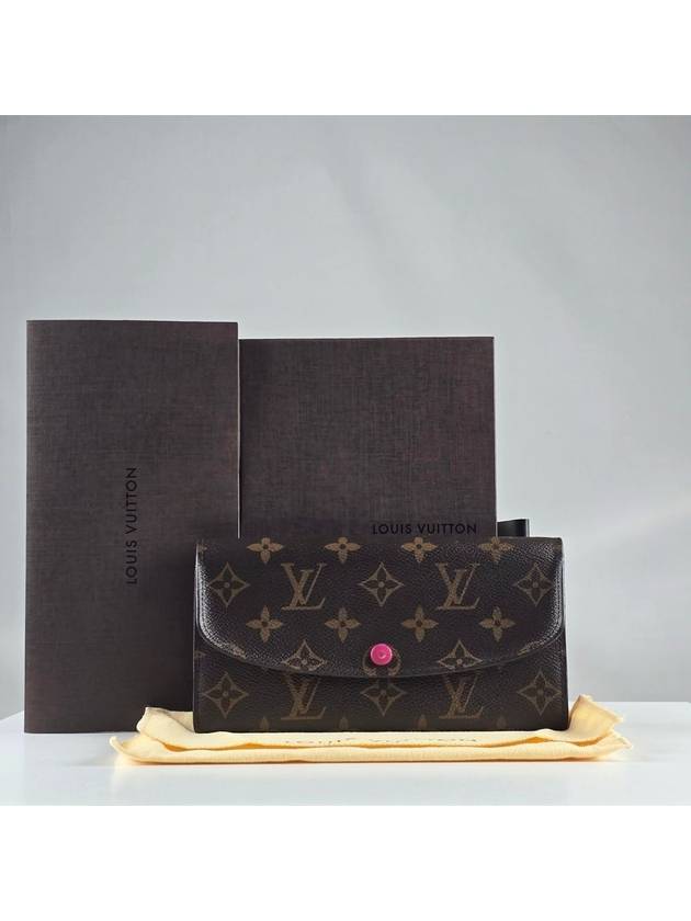 Monogram Emily Wallet Fuchsia Long M41943 - LOUIS VUITTON - BALAAN 1