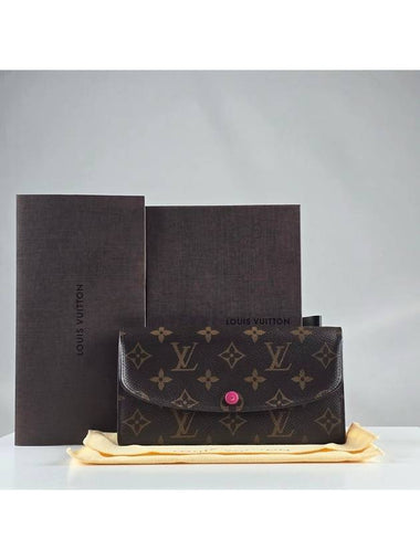 Monogram Emily Wallet Fuchsia Long M41943 - LOUIS VUITTON - BALAAN 1