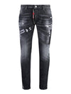 Pioner Wash Skater Jeans Black - DSQUARED2 - BALAAN 1