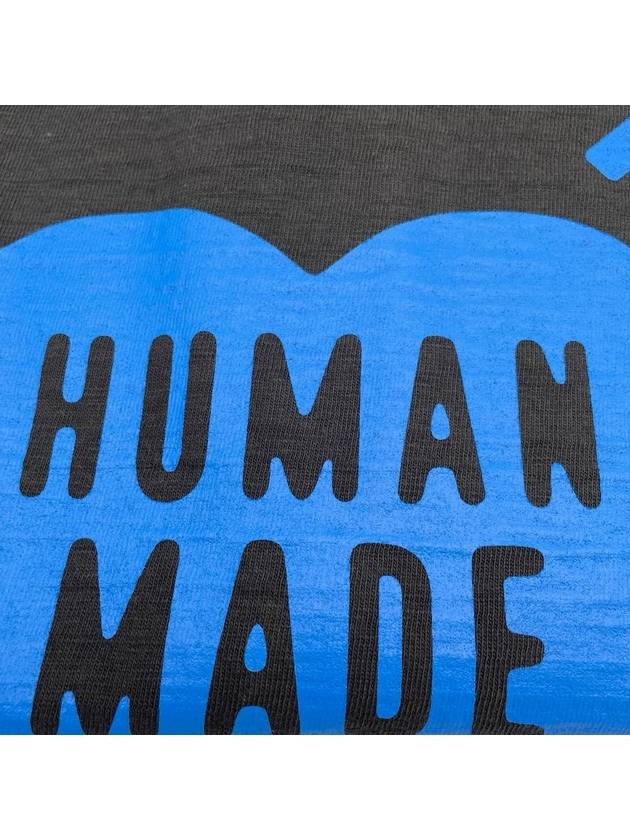 Heart T Shirt Blue White Black Offline Store HM26TE019 - HUMAN MADE - BALAAN 7