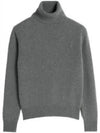 Cashmere Turtleneck Grey - AMI - BALAAN 2