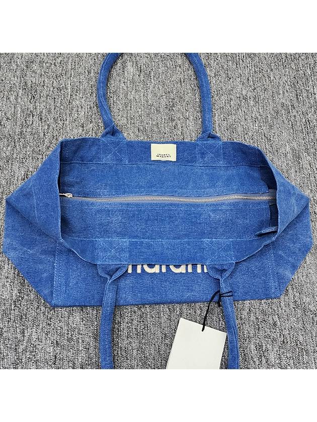 Enki Zipper Tote Bag Blue - ISABEL MARANT - BALAAN 7