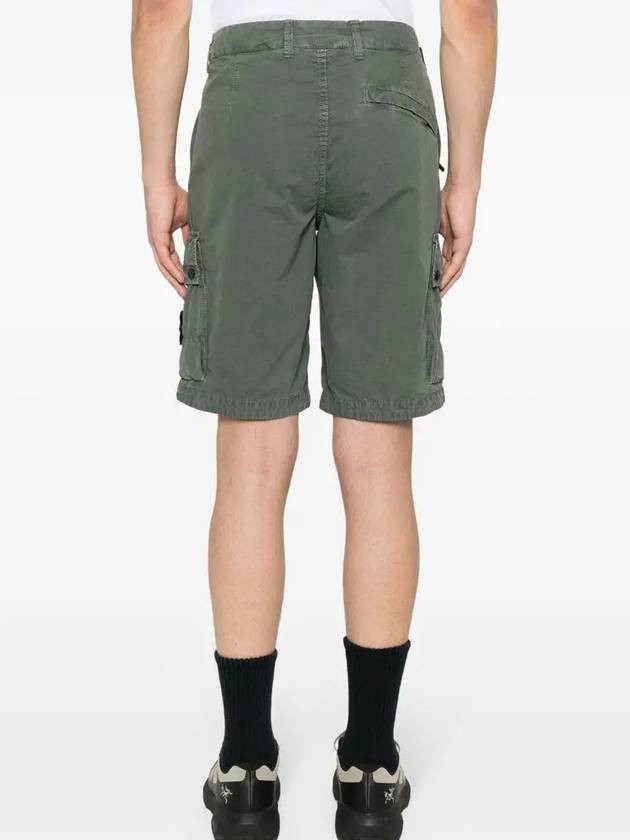 Cargo Bermuda Shorts Green - STONE ISLAND - BALAAN 5