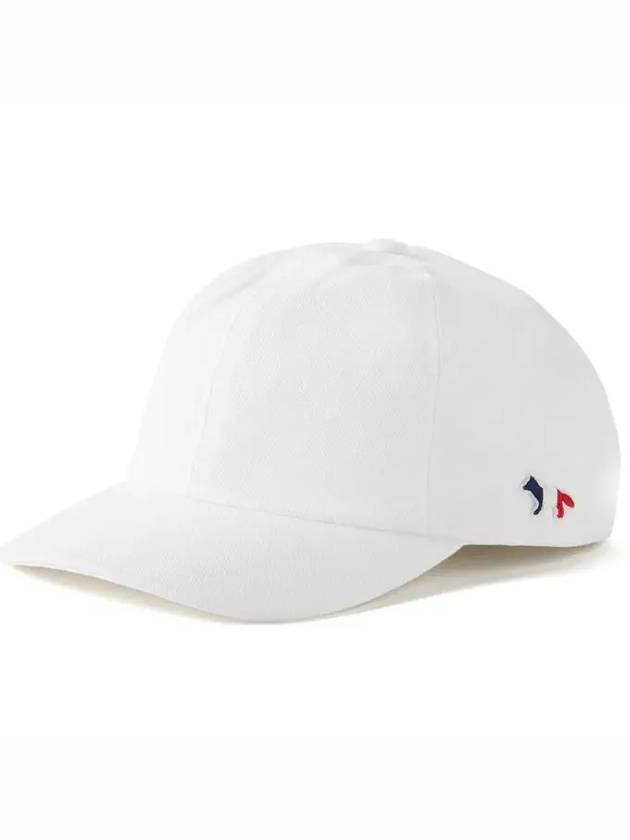 Maison Kitsune Tricolor Tricolor Fox Baseball Cap Hat - MAISON KITSUNE - BALAAN 1