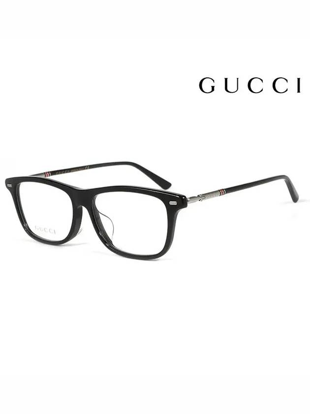 Eyewear Square Acetate Eyeglasses  Black - GUCCI - BALAAN 2