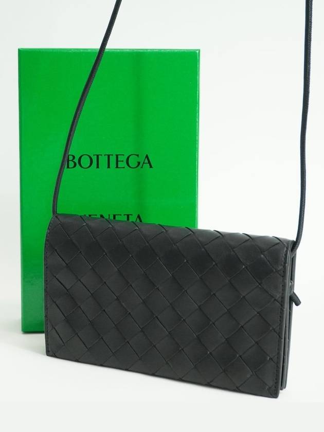 Intrecciato Wallet Cross Bag Black 708586VCPP3 - BOTTEGA VENETA - BALAAN 2