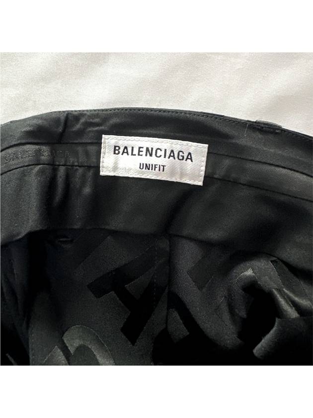 XXS Men s Over Jacquard Monogram Logo Baggy Slacks Pants - BALENCIAGA - BALAAN 8