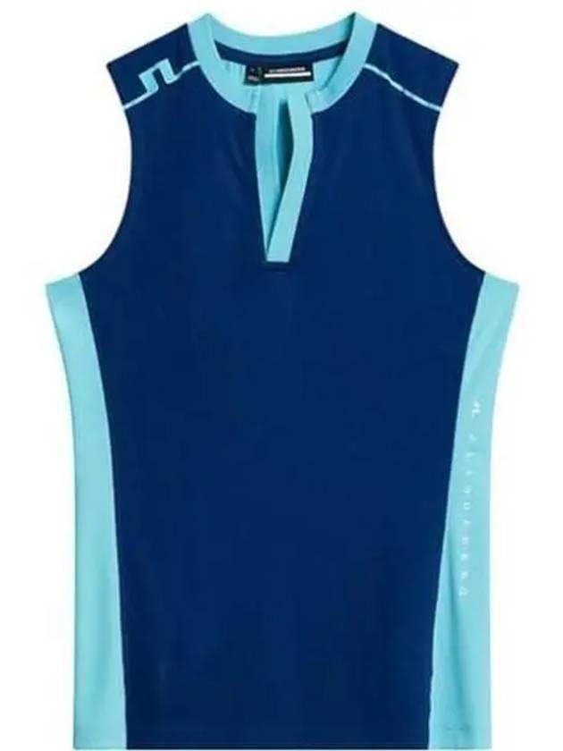 Neah Golf Sleeveless Estate Blue - J.LINDEBERG - BALAAN 2