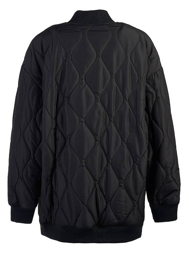 Quilted Bomber Jacket Black - MSGM - BALAAN 4