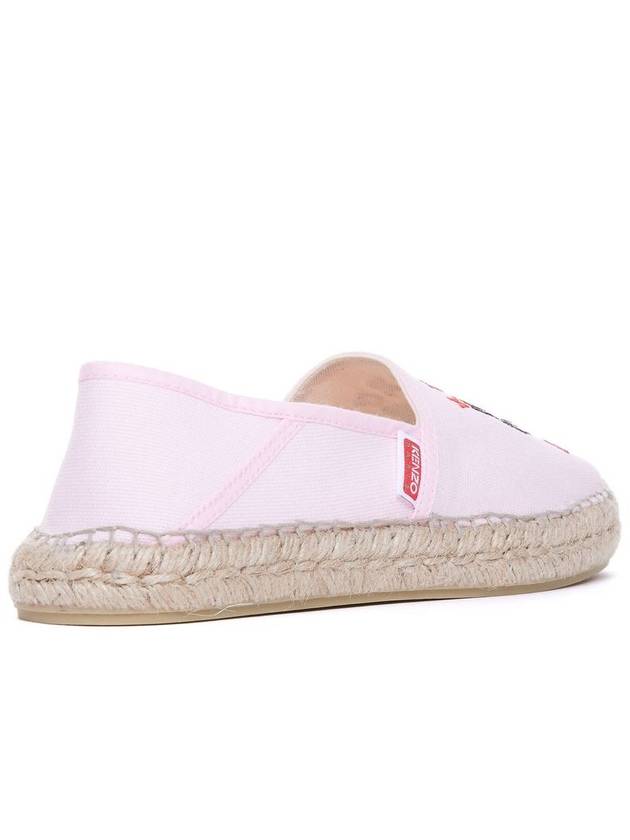 Tiger Canvas Espadrilles Pink - KENZO - BALAAN 3