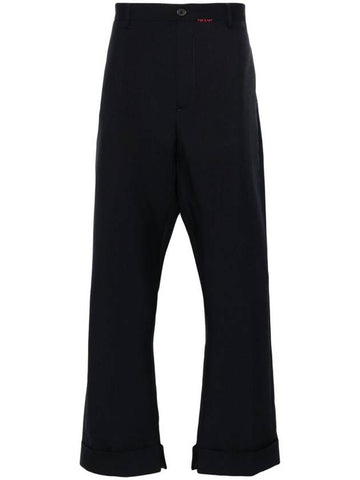 Marni Wide Leg Pants Relaxed Fit Clothing - MARNI - BALAAN 1