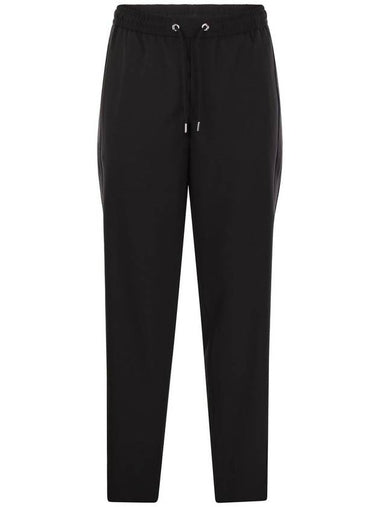 Wool gabardine joggers - MONCLER - BALAAN 1