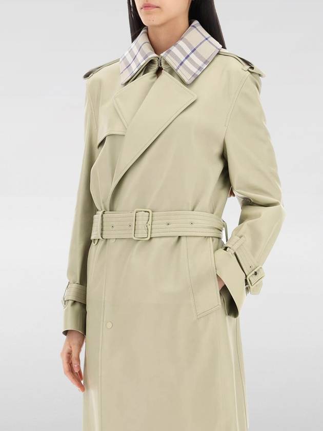 Detachable Collar Leather Trench Coat Hunter - BURBERRY - BALAAN 4