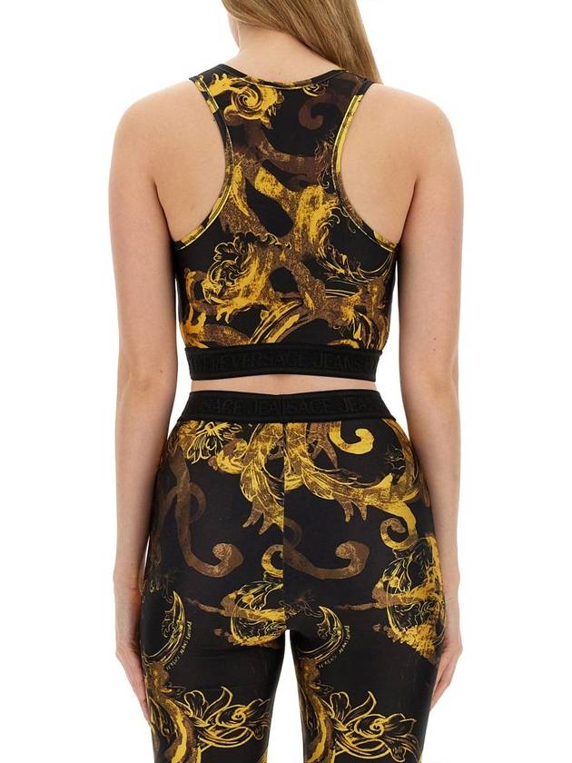 Versace Jeans Couture Baroque Print Top - VERSACE - BALAAN 3