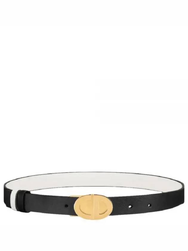 Reversible 22MM Smooth Calfskin Belt Black - DIOR - BALAAN 2