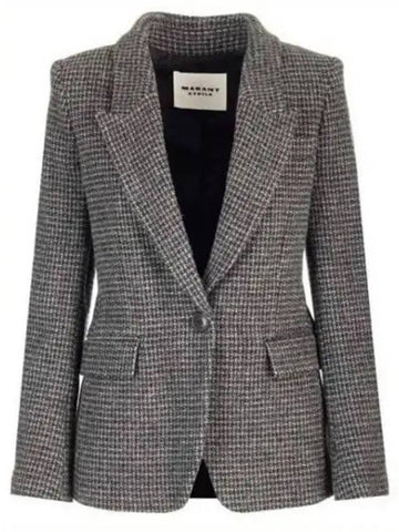 KERSTIN VE0129FA A3D17E 02GY Kirsten wool jacket 1231581 - ISABEL MARANT - BALAAN 1