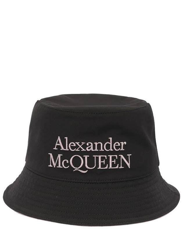 Logo Reversible Bucket Hat Black - ALEXANDER MCQUEEN - BALAAN 2