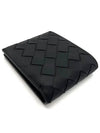 Intrecciato Leather Half Wallet Black - BOTTEGA VENETA - BALAAN 6