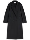 Women's Madame 2 Double Coat Black - MAX MARA - BALAAN 1
