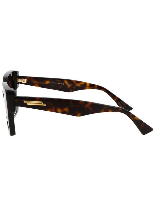 EYEWEAR Tortoiseshell effect oversized sunglasses BV1212S - BOTTEGA VENETA - BALAAN 4