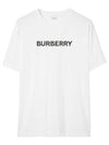 Logo Print Short Sleeve T-Shirt White - BURBERRY - BALAAN 1