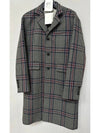 Checked wool coat 105 - VALENTINO - BALAAN 3