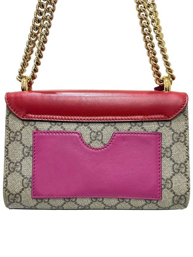 409487 Pink Padlock Small Chain Shoulder Bag - GUCCI - BALAAN 4