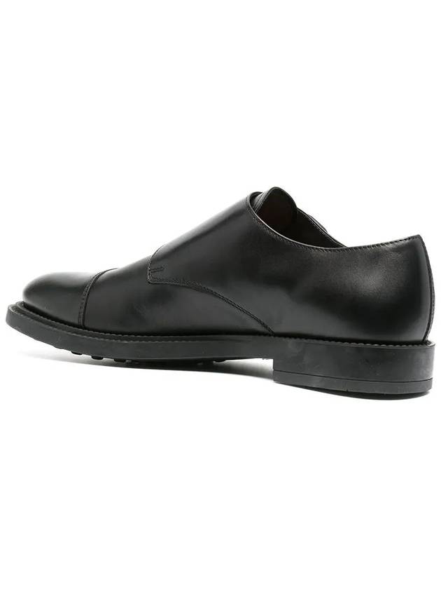 Men's Leather Monk Strap Black - TOD'S - BALAAN 4