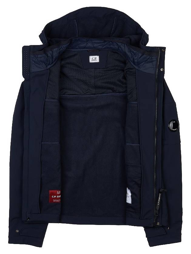 Men's Shell R Lens Wappen Hooded Jacket Navy - CP COMPANY - BALAAN 11