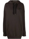 Solena Embroidered Logo Oversized Hoodie Faded Black - ISABEL MARANT - BALAAN 2