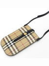 Vintage Check And Strap Phone Case Beige Black - BURBERRY - BALAAN 5