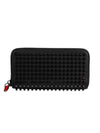 Panettone Spike Long Wallet Black - CHRISTIAN LOUBOUTIN - BALAAN 1