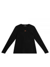 Shauna Logo Long Sleeve T-Shirt Black - J.LINDEBERG - BALAAN 2