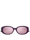 Gucci Eyewear Oval Frame Sunglasses - GUCCI - BALAAN 1