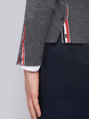 Men's Diagonal Classic Cashmere Cardigan Mid Grey - THOM BROWNE - BALAAN 7