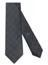 Men's GG Dot Pattern Silk Necktie Grey - GUCCI - BALAAN 2