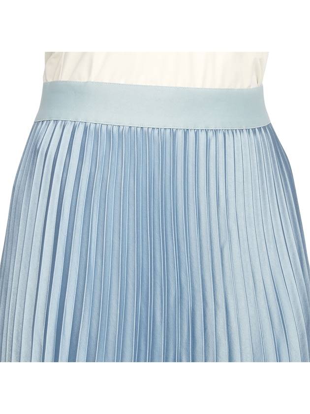 Gavino Long Pleated Skirt Blue - MAX MARA - BALAAN 10