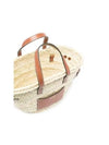 Cadix Mini Raffia Basket Tote Bag Cognac - ISABEL MARANT - BALAAN 4