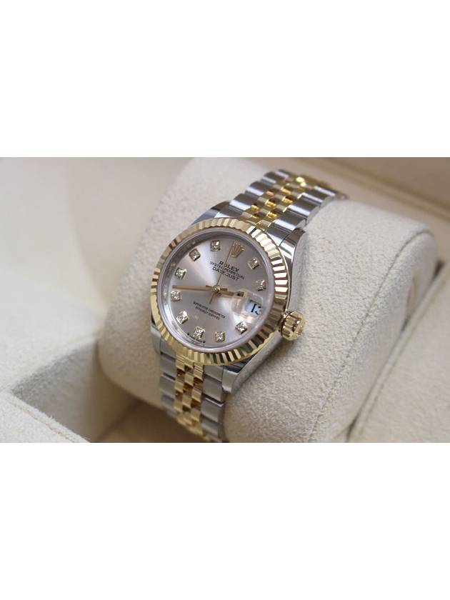 Dayjust 28 Silver 10p Yellow Gold Combi 279173 - ROLEX - BALAAN 3