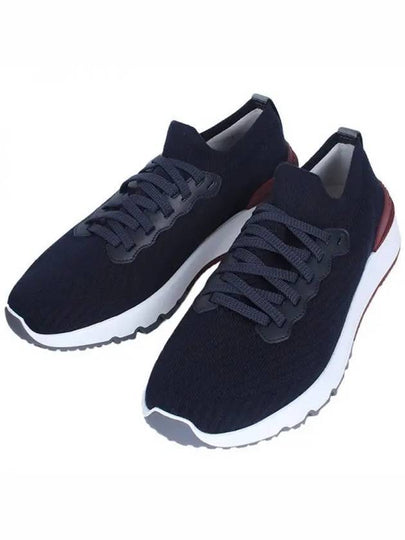 Knit Running Sneakers Navy - BRUNELLO CUCINELLI - BALAAN 2