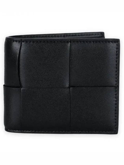 Intrecciato Half Wallet Black - BOTTEGA VENETA - BALAAN 2