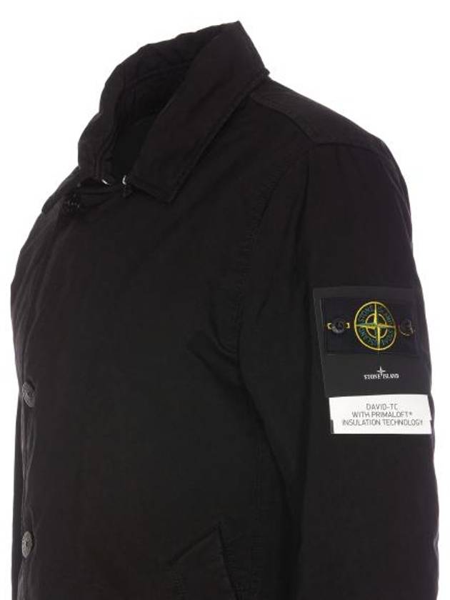 David TC Padding Jacket Black - STONE ISLAND - BALAAN 4